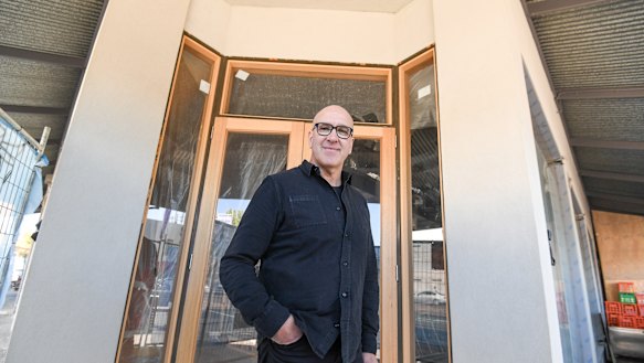 Anthony Musarra outside the newly developed King and Godfree.