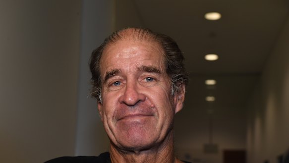 Home at last: Ricketson's ordeal began in June last year.