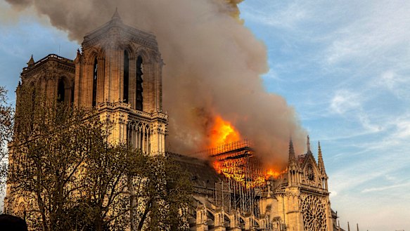 Notre-Dame cathedral is undergoing an extensive rebuild following the blaze. 
