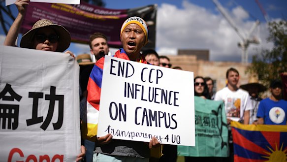 Universities have defended their relationships with China.