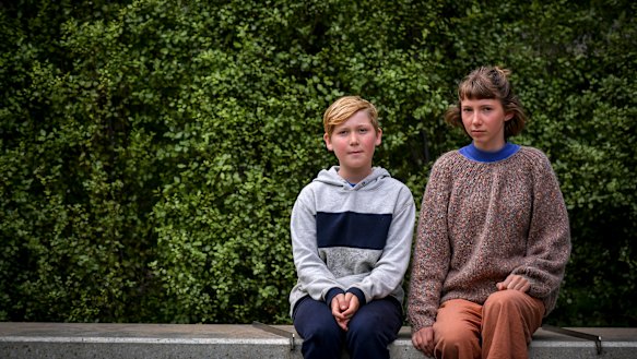 Callum Neilson-Bridgefoot (left) and Tully Boyle, Castlemaine students who helped set off an Australian campaign.