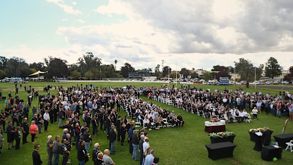 The funeral of Molly Ticehurst who was murdered in her home, allegedly by her former partner on April 22.