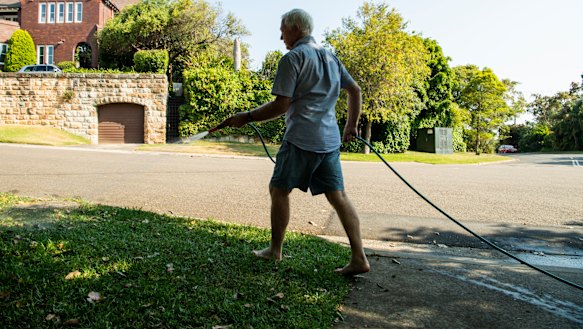 Sydneysiders are facing water restrictions until at least 2024. 