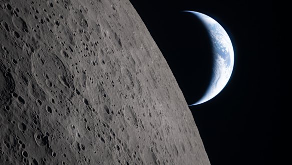 The new Earthrise, taken by the Artemis II crew.
