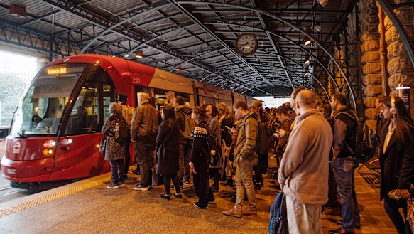 Patronage is surging on the inner west light rail line.