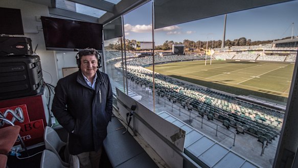 Tim Gavel has called almost every Raiders and Brumbies game for the past 30 years.