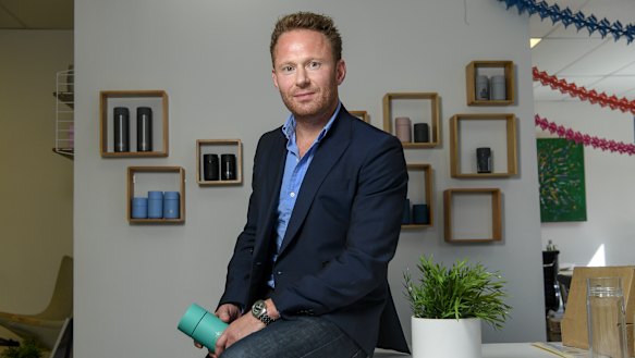 Frank Green founder and chief executive Benjamin Young. 