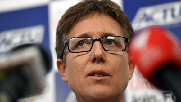 ACTU secretary Sally McManus on Monday.
