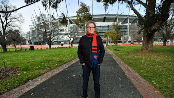Former Melbourne footballer and MCC president Steven Smith at the MCG on Friday.