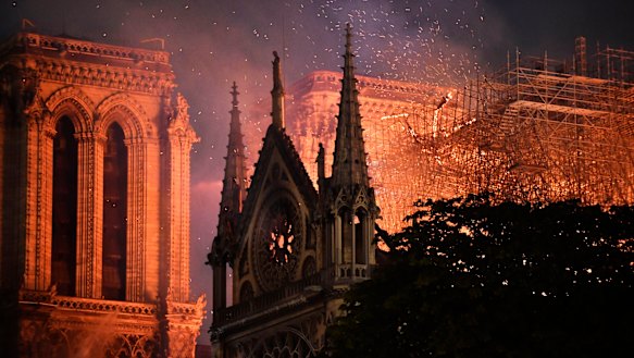 It took hours to bring the fire at Notre-Dame under control.
