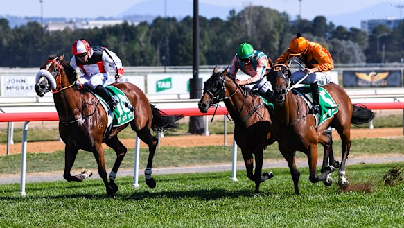 Black Opal Stakes day at Thoroughbred Park in Canberra earlier this year. 