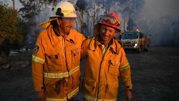 Bob and Greg Kneipp are father and son volunteers with NSW Rural Fire Service.