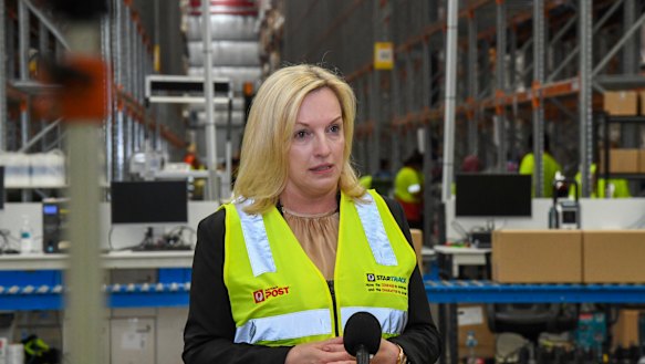 Australia Post chief executive Christine Holgate has been lashed by a Senate committee.