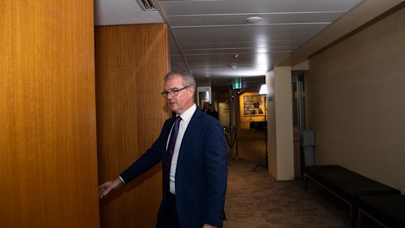 Labor MP Michael Daley ahead of a caucus meeting where he did not challenge for the leadership.