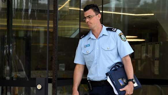 Senior Constable Daniel Dring carried out bushland searches in the areas around Kendall.