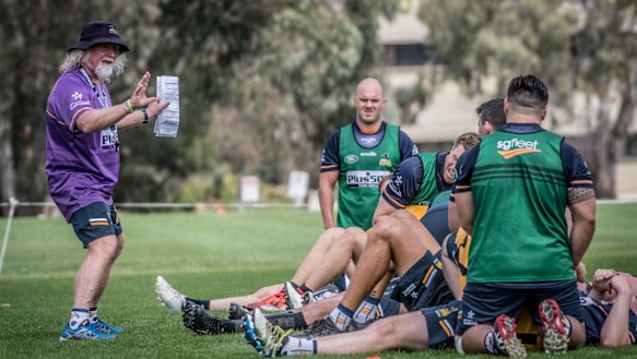 'I'm staying!' Laurie Fisher has signed a coaching contract extension to stay at the Brumbies.