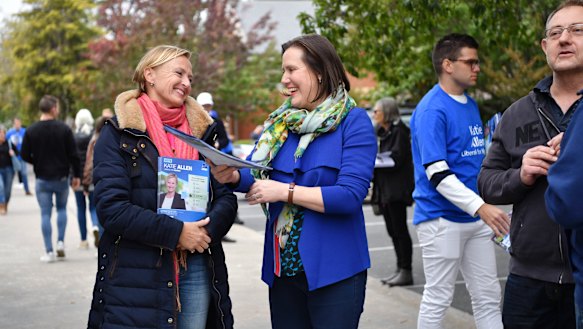 Liberal candidate Katie Allen and former Higgins MP Kelly O'Dwyer will join health minister Greg Hunt to make the announcement on Wednesday. 