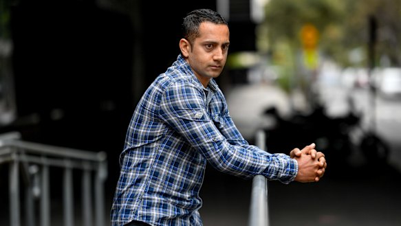 Sumit Aneja lost his job as a security supervisor at Caufield Hospital because he refused to get vaccinated.