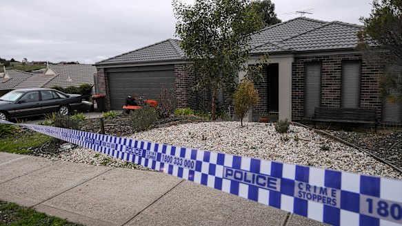 Police have cordoned off a property on Phillip Drive in Sunbury where one man was arrested.
