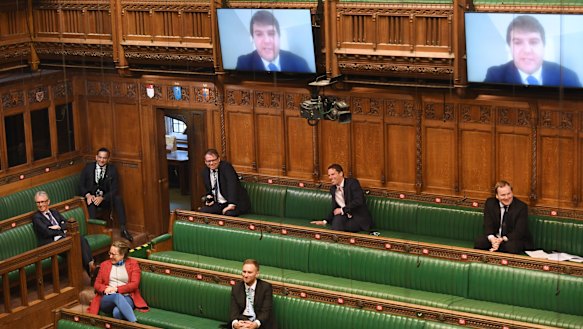 The UK Parliament has already used video screens to allow MPs to ask questions in the House of Commons.  