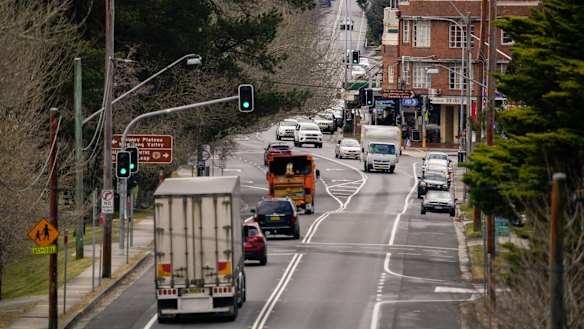 The upgrade of the Great Western Highway is intended to improve safety and remove congestion from Blue Mountains towns such as Blackheath.
