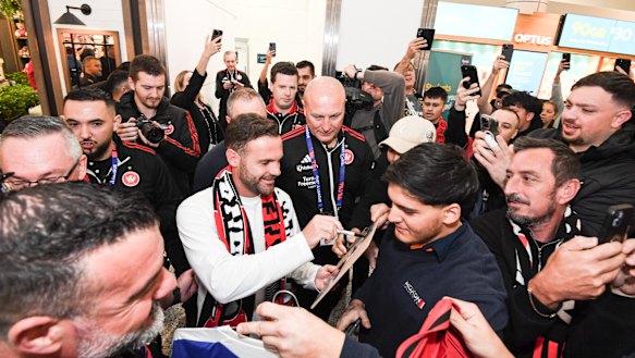 Juan Mata arrives in Sydney on Saturday morning.