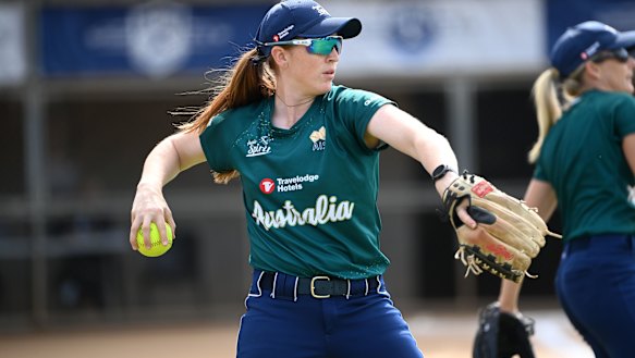 Rachel Lack is leaving for the Tokyo Olympics on Monday with the Australian softball team. 