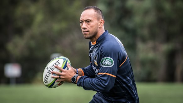 Ambitions: Brumbies skipper Christian Lealiifano hasn't given up hopes of a Wallabies recall.