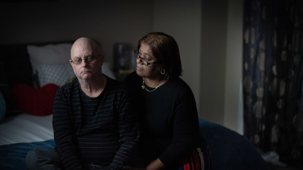 Garry Keeping, with his wife Kamal, was diagnosed with COVID on July 18. Three months later he is still experiencing lingering effects, including hand tremors, forgetfulness and fatigue. 
