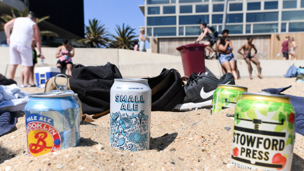 A ban has been placed on drinking on the St Kilda foreshore.