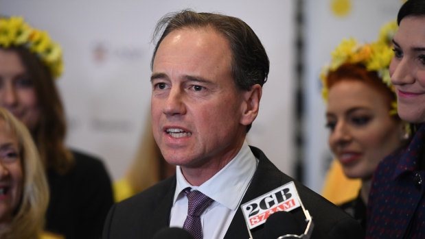 Health Minister Greg Hunt.