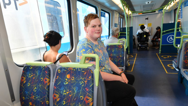 It was suggested to Mitchell Sheldrick that he join the NUMTOTs after a t-shirt he designed using the Metro train seat cover pattern went viral.
