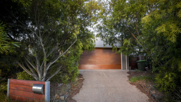 The house where Ms Fraser's body was found.