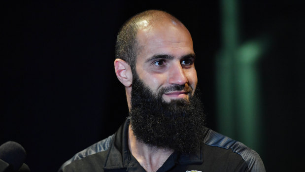 Bachar Houli is aiming to play Gold Coast on August 17. 