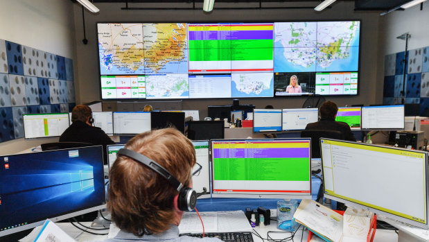Staff at the Education Department's new Incident Support and Operations Centre work around the clock to respond to emergencies in Victorian schools. 