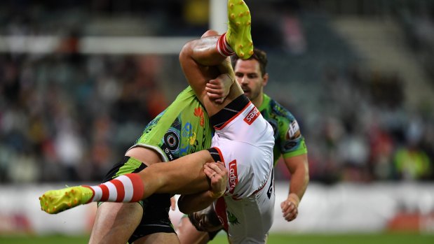 Cotric is potentially facing a four-game ban for this tackle.