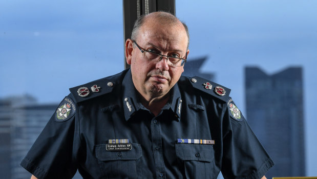 Victoria Police Chief Commissioner Graham Ashton.