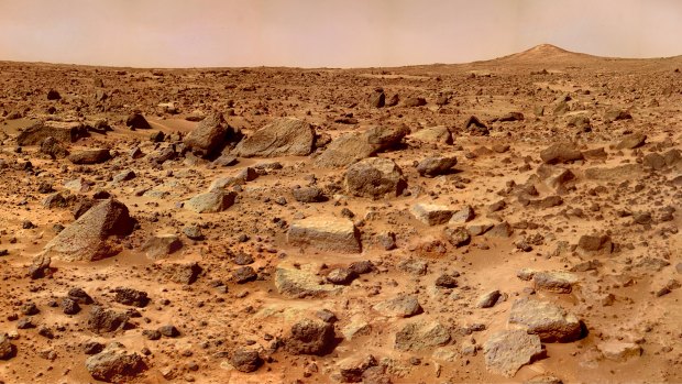 Mars, which an international team of scientists believes could one day be colonised by humans.