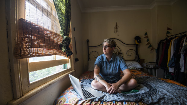 Corrie Diamond, inside her Darlington home, said she was “dreading” the summer after a couple of days of hot weather last month left her in discomfort and unable to sleep.