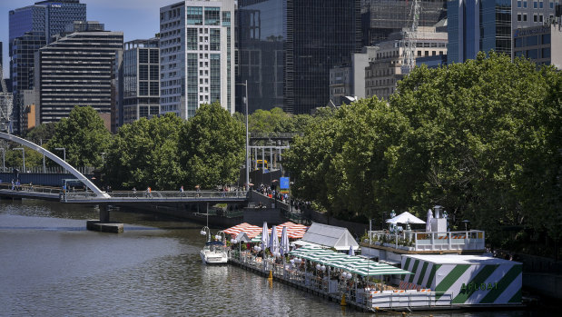 Melbourne's favourite floating bar Arbory Afloat.