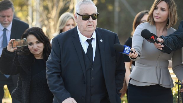 EMS boss Mike Hammond at the NSW Coroners Court in 2019.