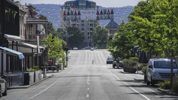 Rundle Street in central Adelaide on Thursday.