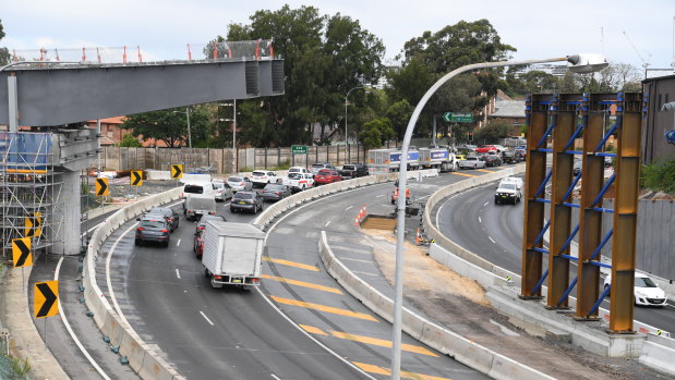 John Holland's M4 East WestConnex project in Sydney. 