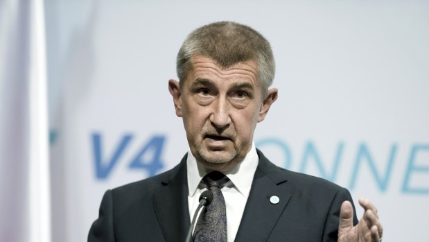 Czech Prime Minister Andrej Babis .