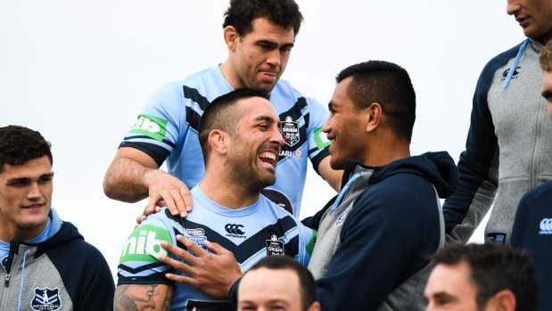 Paul Vaughan, Dale Finucane and Daniel Saifiti are all fighting for a position in NSW's 27-man squad.