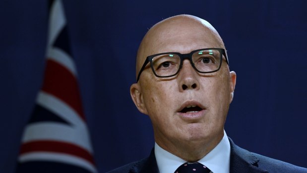 Opposition Leader Peter Dutton: he can’t escape blame for much of the immigration problem. 