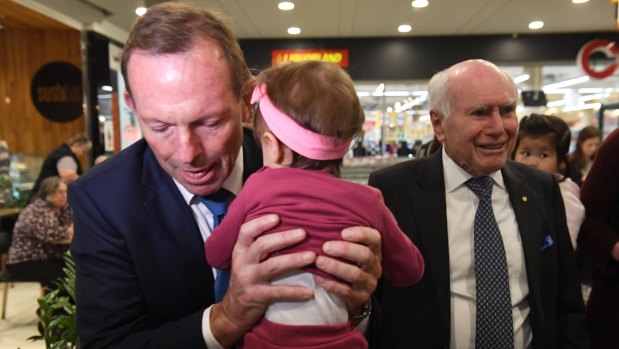 Former prime ministers Tony Abbott and John Howard have been friends for 30 years.