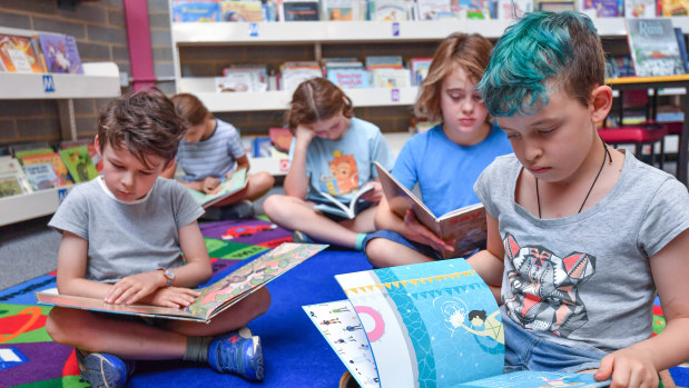 Students at Brunswick South West Primary School now have access to a culturally diverse collection of books. 