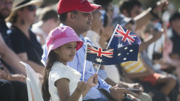 Becoming Australian citizens is a big step for many. 