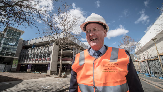 Scentre Group regional manager Malcolm Creswell, pictured, said demolition work for the new $21 million dining precinct started this month.
